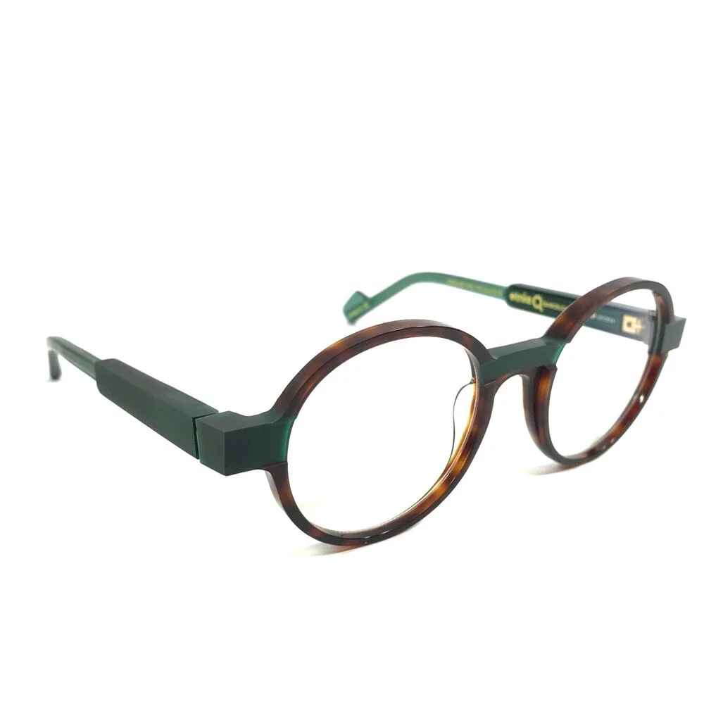 Etnia Barcelona Eyeglasses Frames CHROMA N40 HVGR Havana Green Brown 48-20-140
